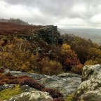 Trig walks:  Curbar, Froggatt and White Edge autumnal circular